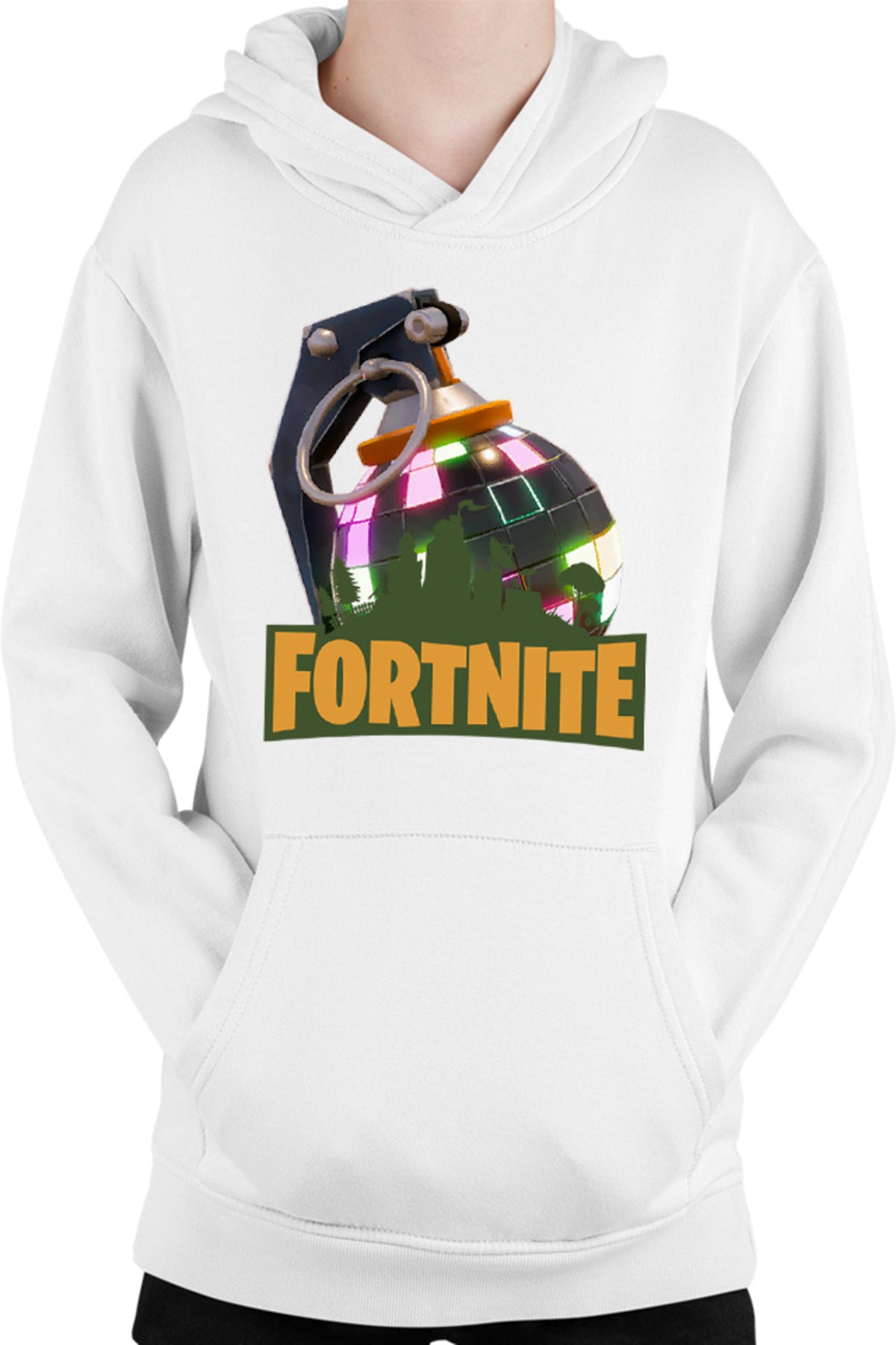 Hanorac copii Fortnite Colorful Game Children Skins Building Map
