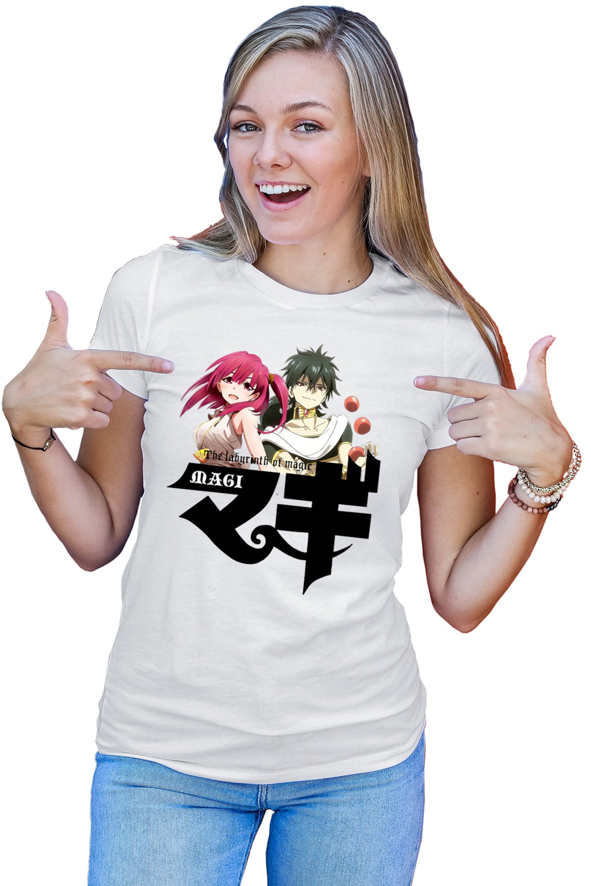 Tricou dama Magi The Labyrinth of Magic Morgiana Judar Red Balls
