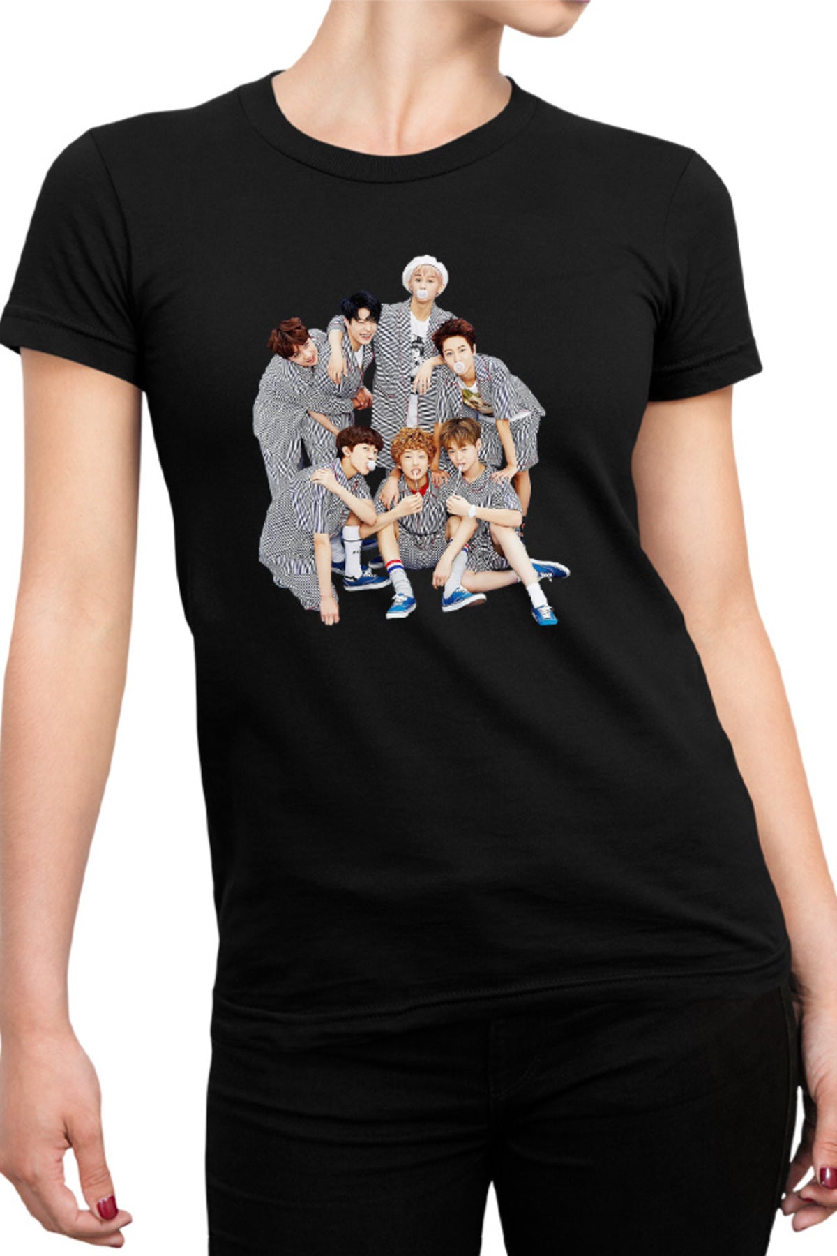 Tricou dama NCT Group Photo Idols Award MTV Music Performance