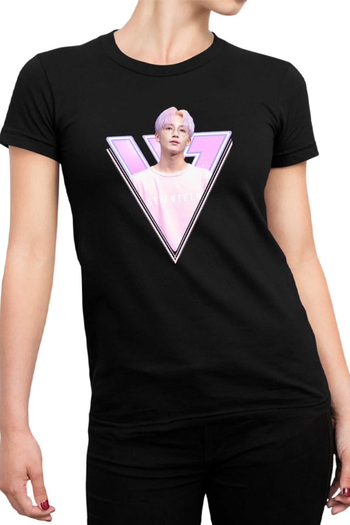Tricou dama Seventeen JEONGHAN Baby Idol Music Debut