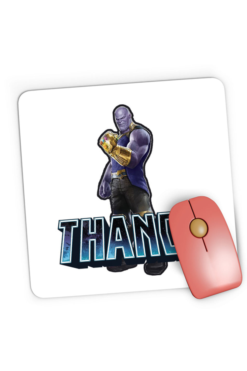 Mousepad Gaming Thanos Moon Titan Infinity Watch Black Order, 21x19 cm