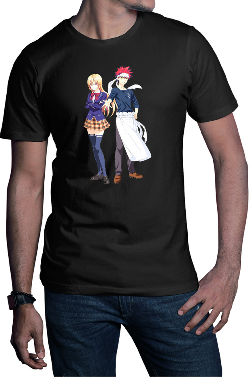 Tricou barbati Foos Wars Soma Erina Rivals Anime Japan Otaku