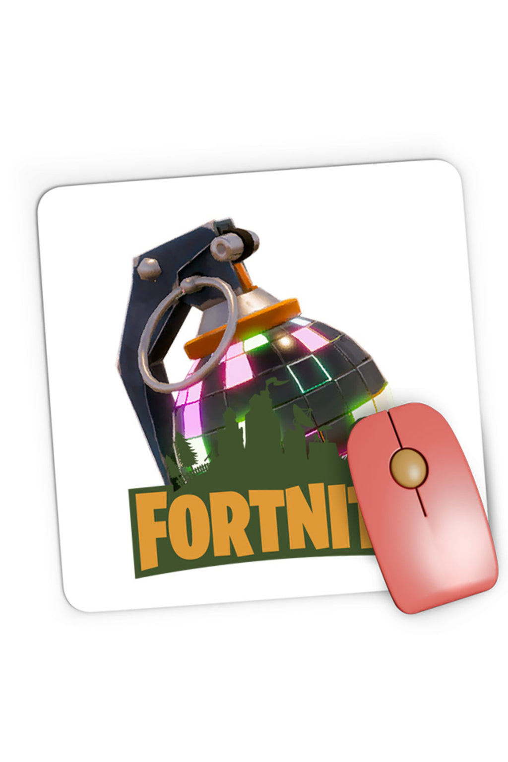 Mousepad Gaming Fortnite Colorful Game Children Skins Building Map, 21x19 cm