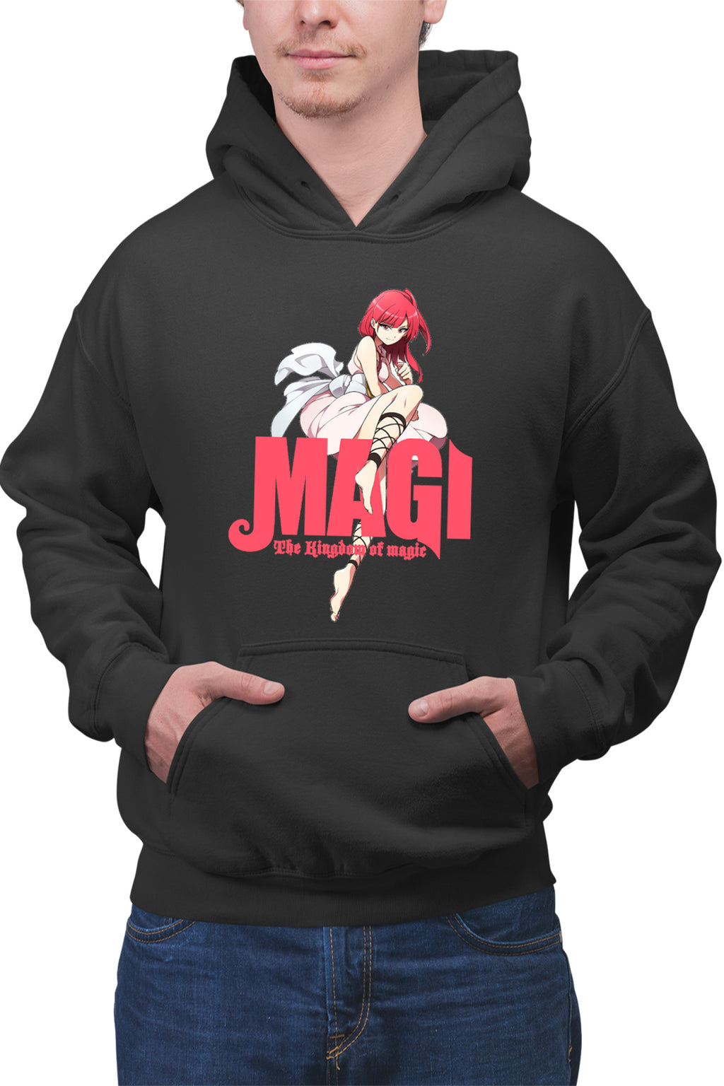 Hanorac barbati Magi The Labyrinth of Magic Morgiana Fight Jump