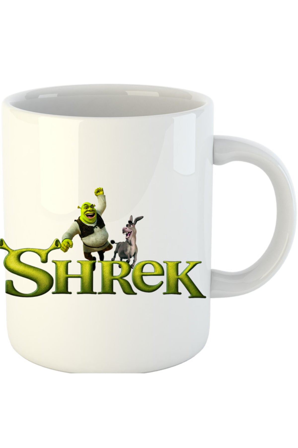 Cana Shrek Logo Donkey Funny Action Comedy, alba, 330 ml
