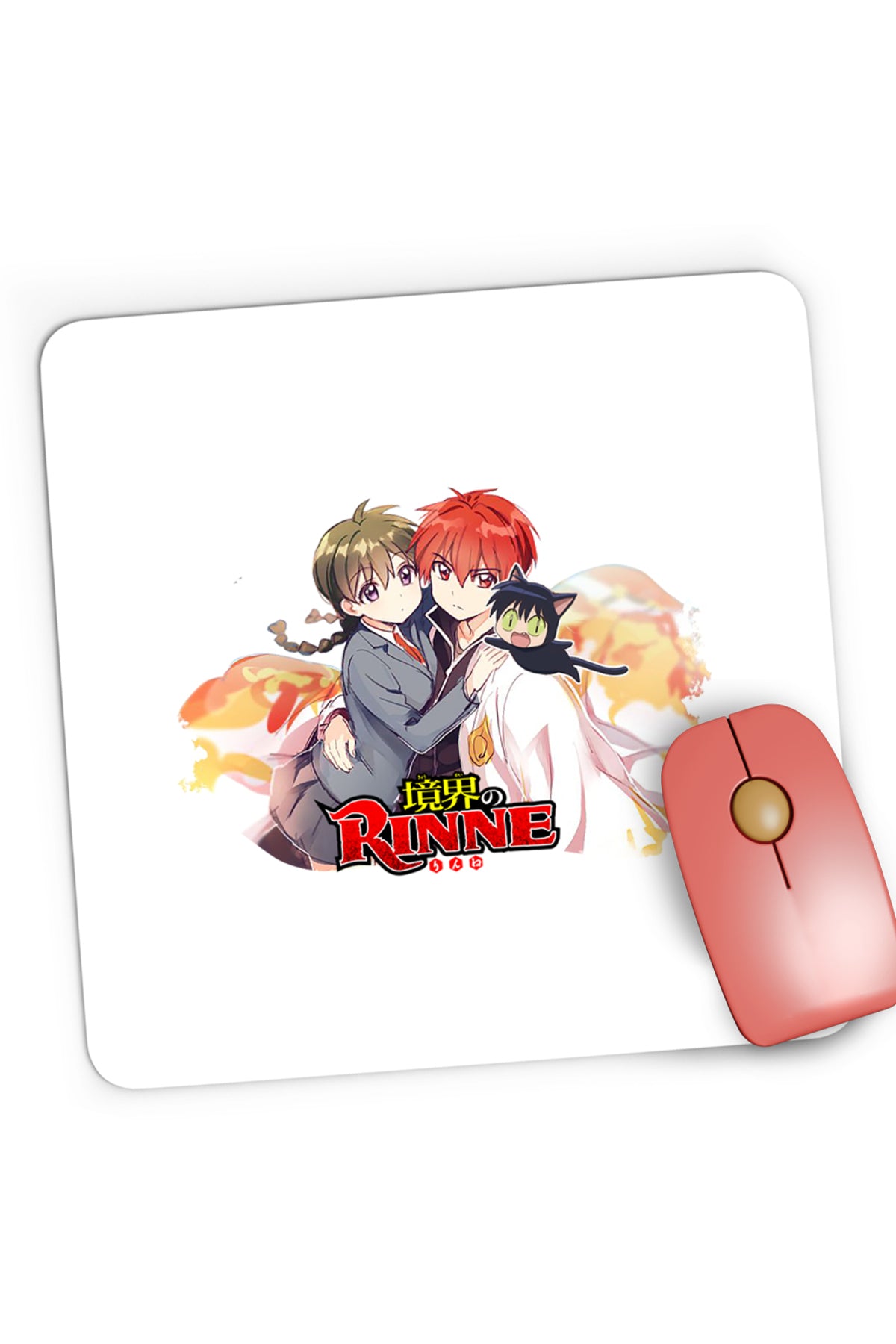 Mousepad Gaming Rin-ne Rin Sakura Cat Rumiko Takahashi, 21x19 cm