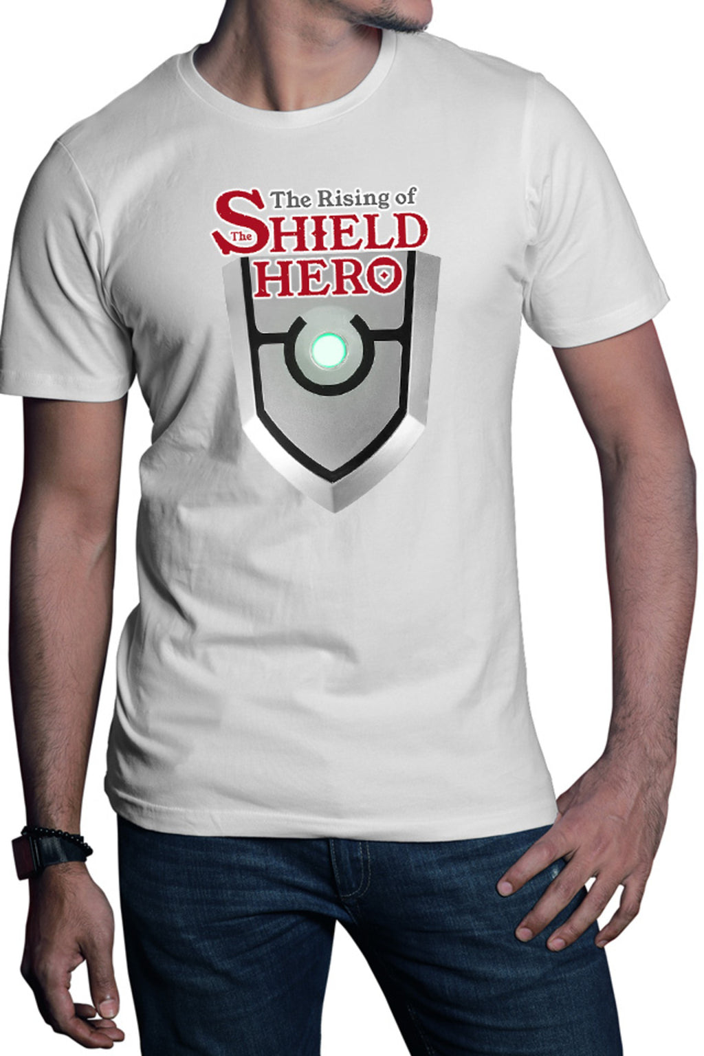 Tricou barbati Rising of the Shield Hero Naofumi Super Power Otaku Isekai