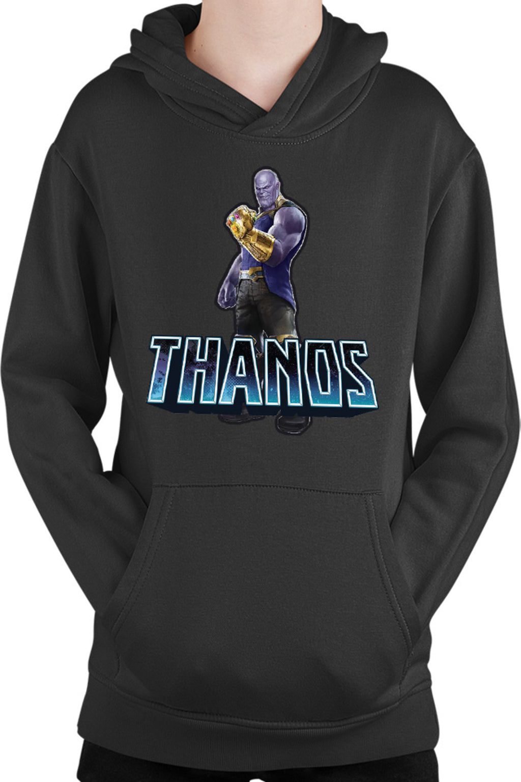 Hanorac copii Thanos Moon Titan Infinity Watch Black Order