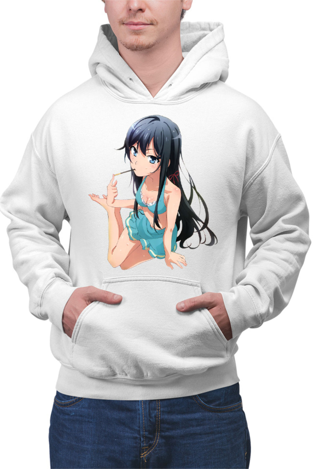 Hanorac barbati OreGairu Yukino Swim Suit Summer Pocky