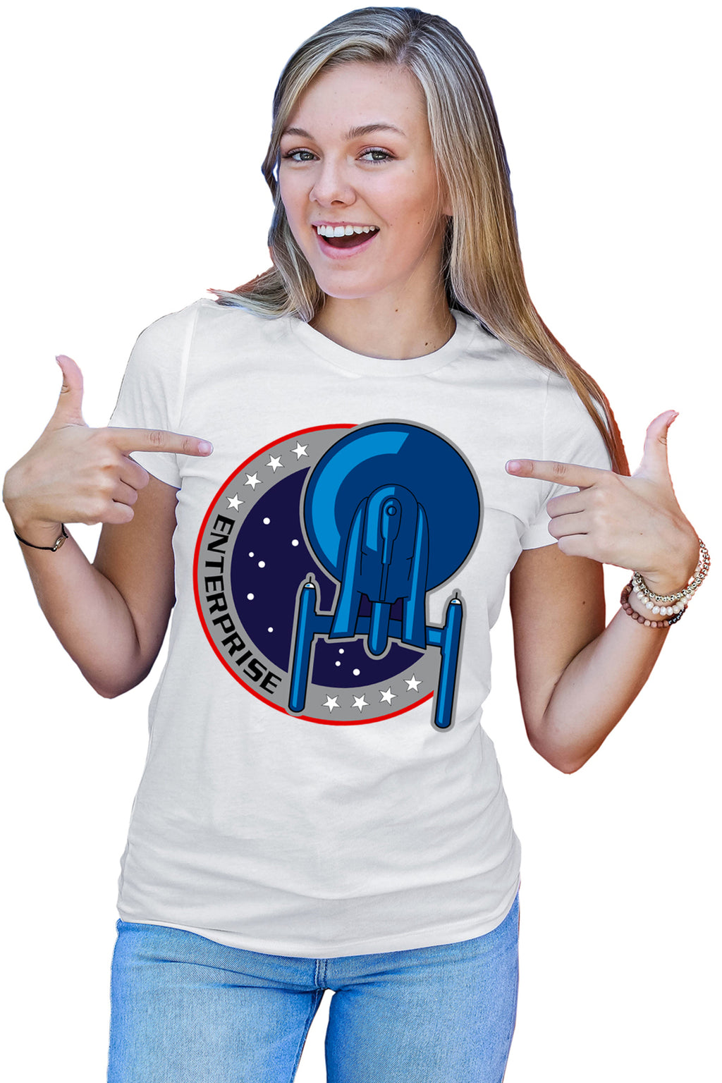 Tricou dama Star Trek Starship Enterprise Picard Captain
