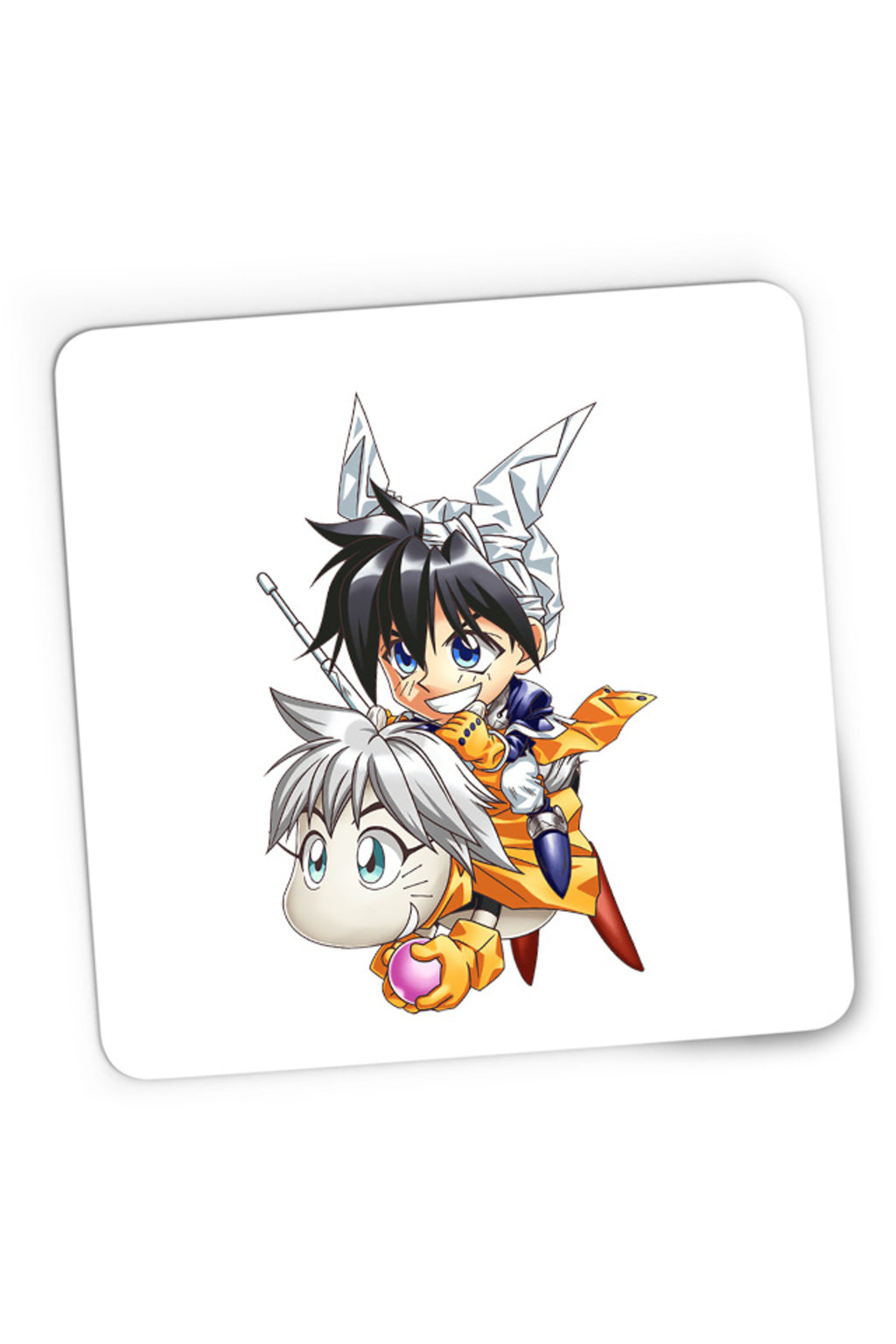 Mousepad Gaming Hoshin Engi Taikoubou Sibuxiang Chibi Fly Rod Otaku Naruto, 21x19 cm