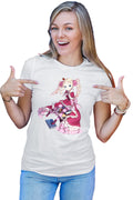 Tricou dama Re Zero Beatrice Library Book Magic Tsundere Desene