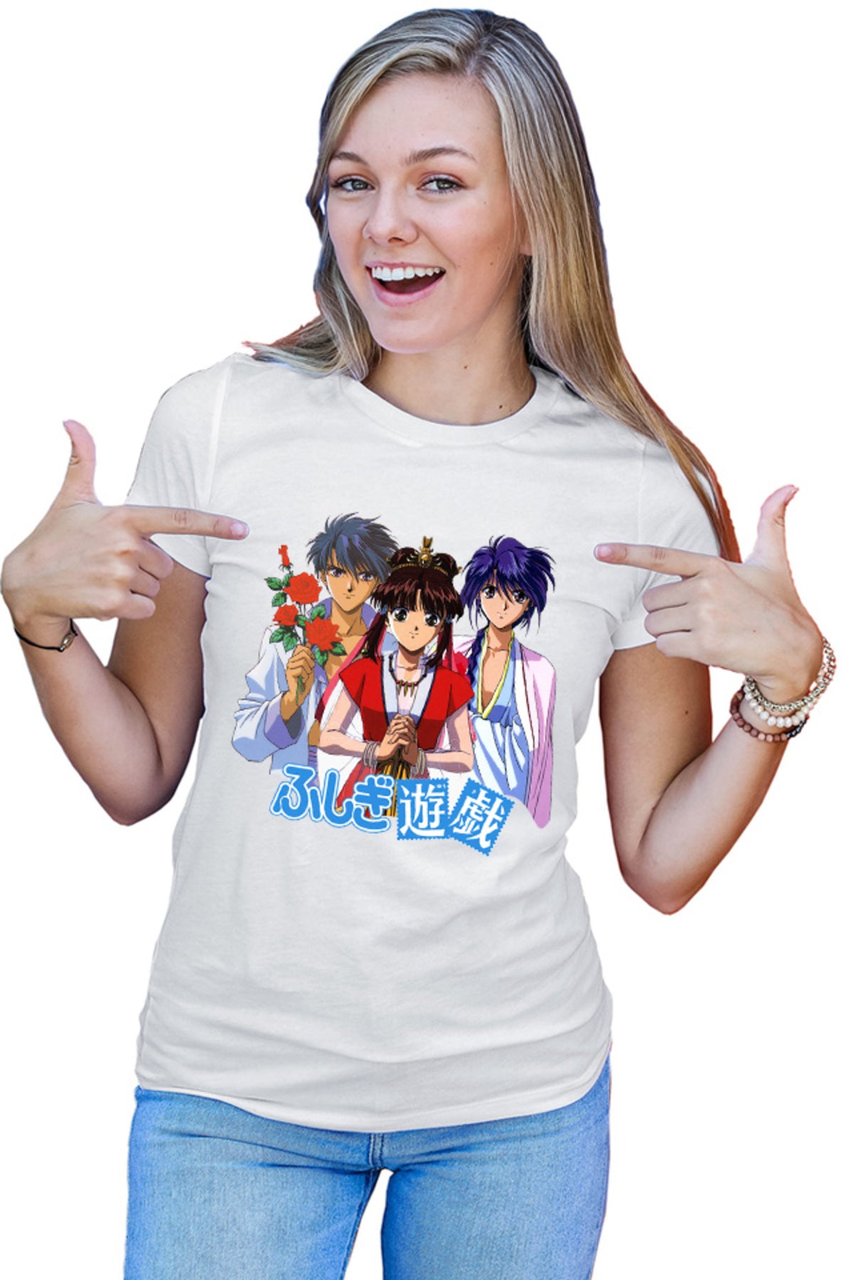 Tricou dama Fushigi Yuugi Tamahome Yuuki Nuriko Dozaanimata