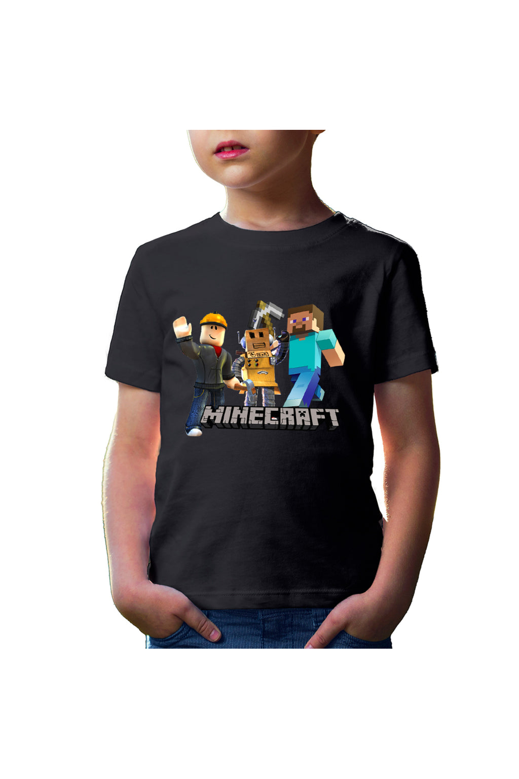 Tricou copii Roblox Minecraft Video Mcskins Tlauncher