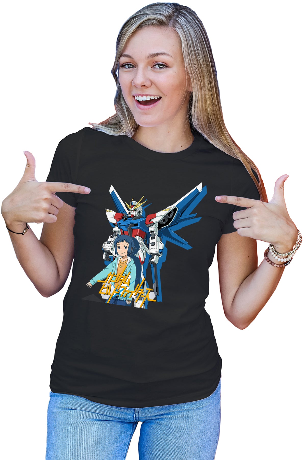 Tricou dama dam Build Fighters Sei Animekage