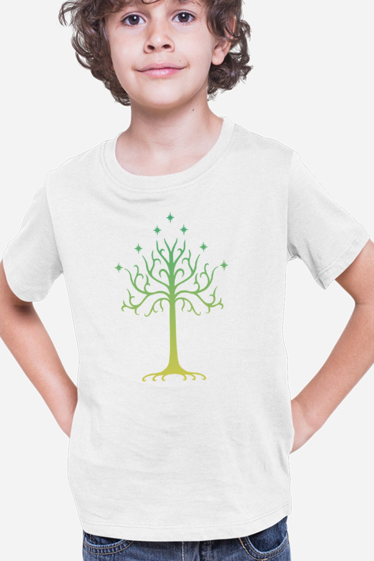 Tricou copii Lord of the Rings Tree Life Huge Magical Strong Life