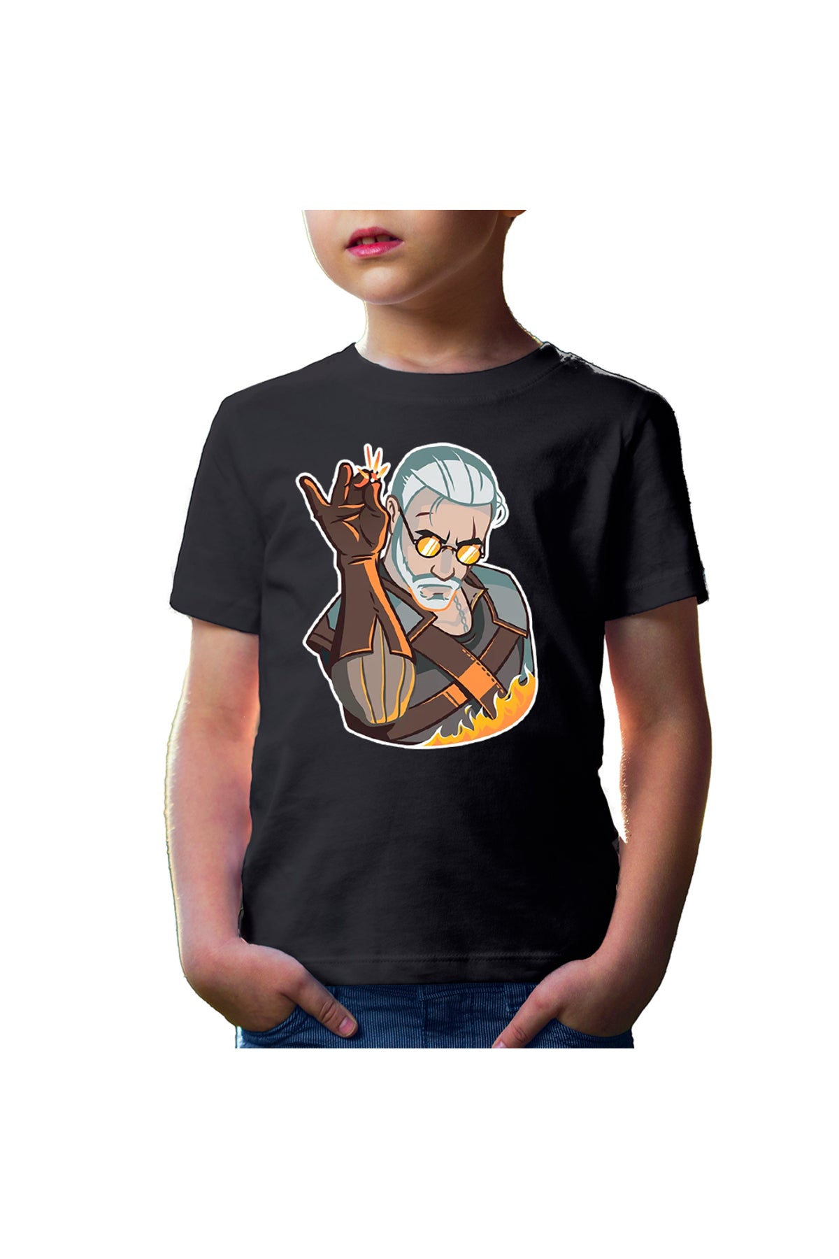 Tricou copii The Witcher Fortnite Epic Games Battle Royale