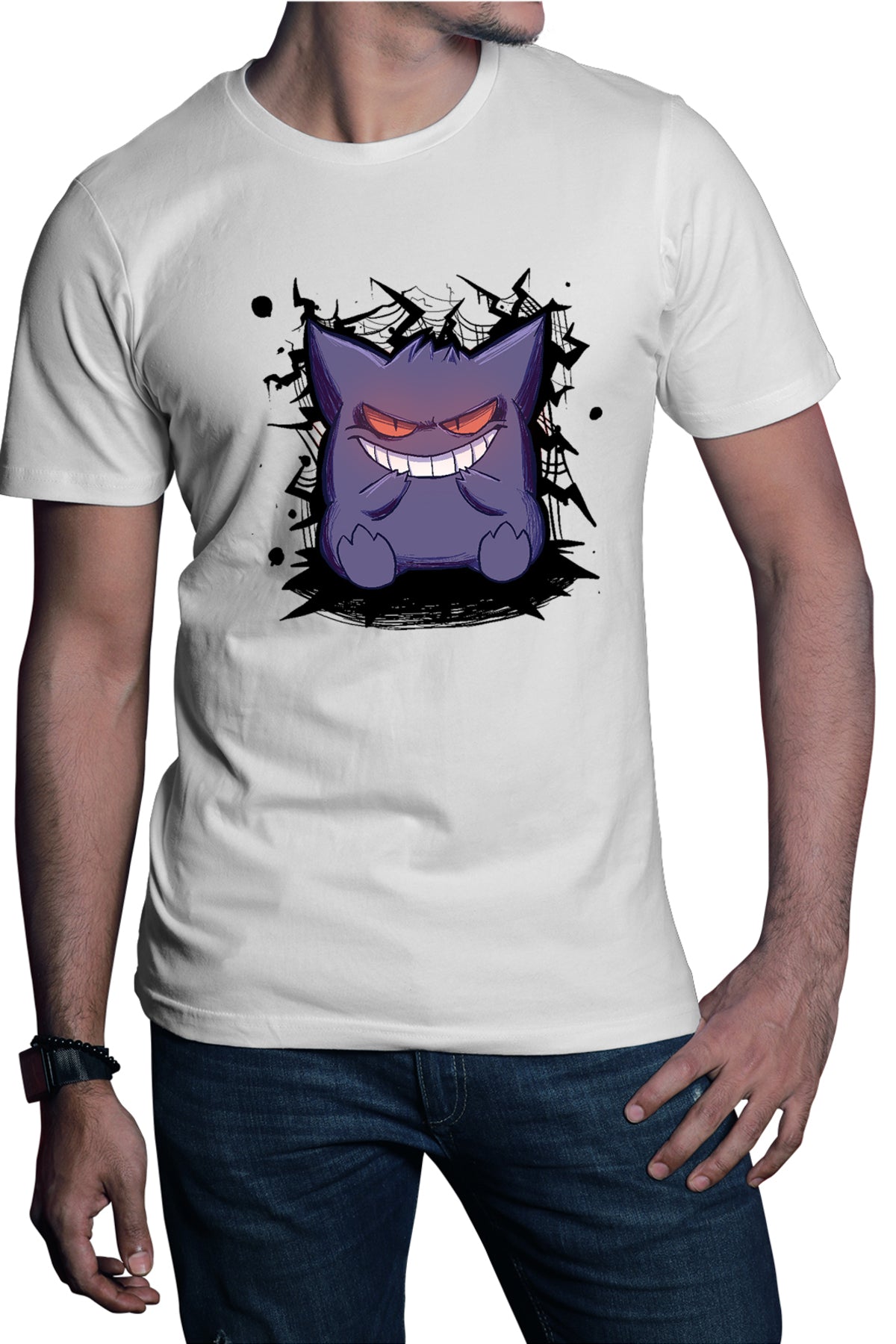 Tricou barbati Yu Gi Oh Latias Gengar Pokemon Trading Card