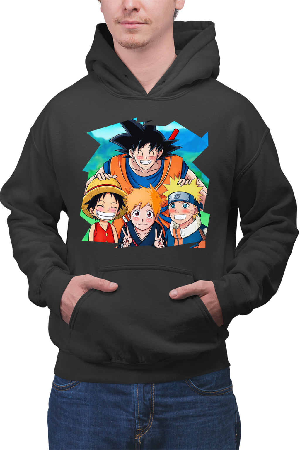 Hanorac barbati Bleach Dragon Ball Z One Piece Animekage Naruto