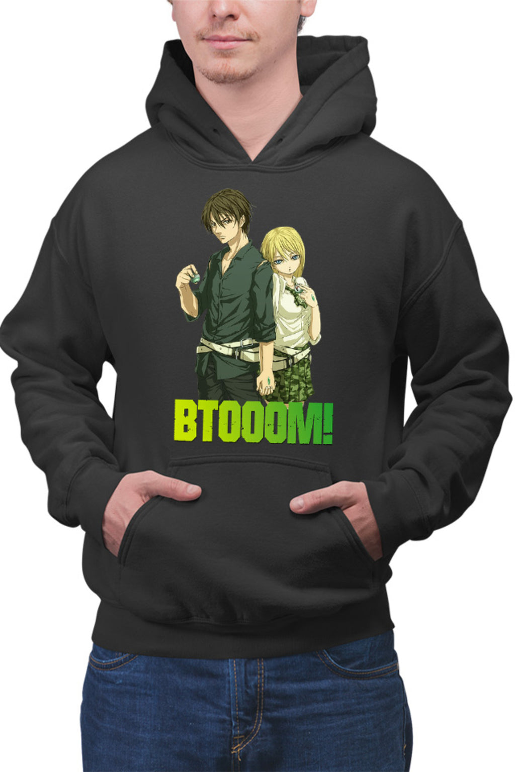 Hanorac barbati Btooom! Sakamoto Ryouta Himiko Lovers Game Crafting Bombs