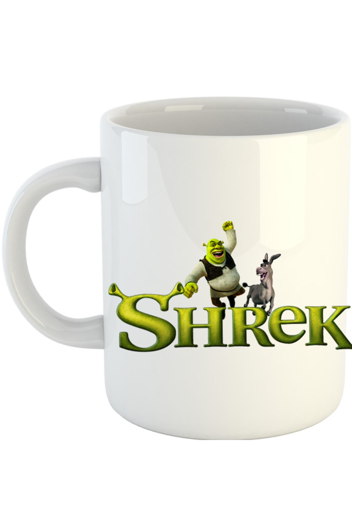 Cana Shrek Logo Donkey Funny Action Comedy, alba, 330 ml