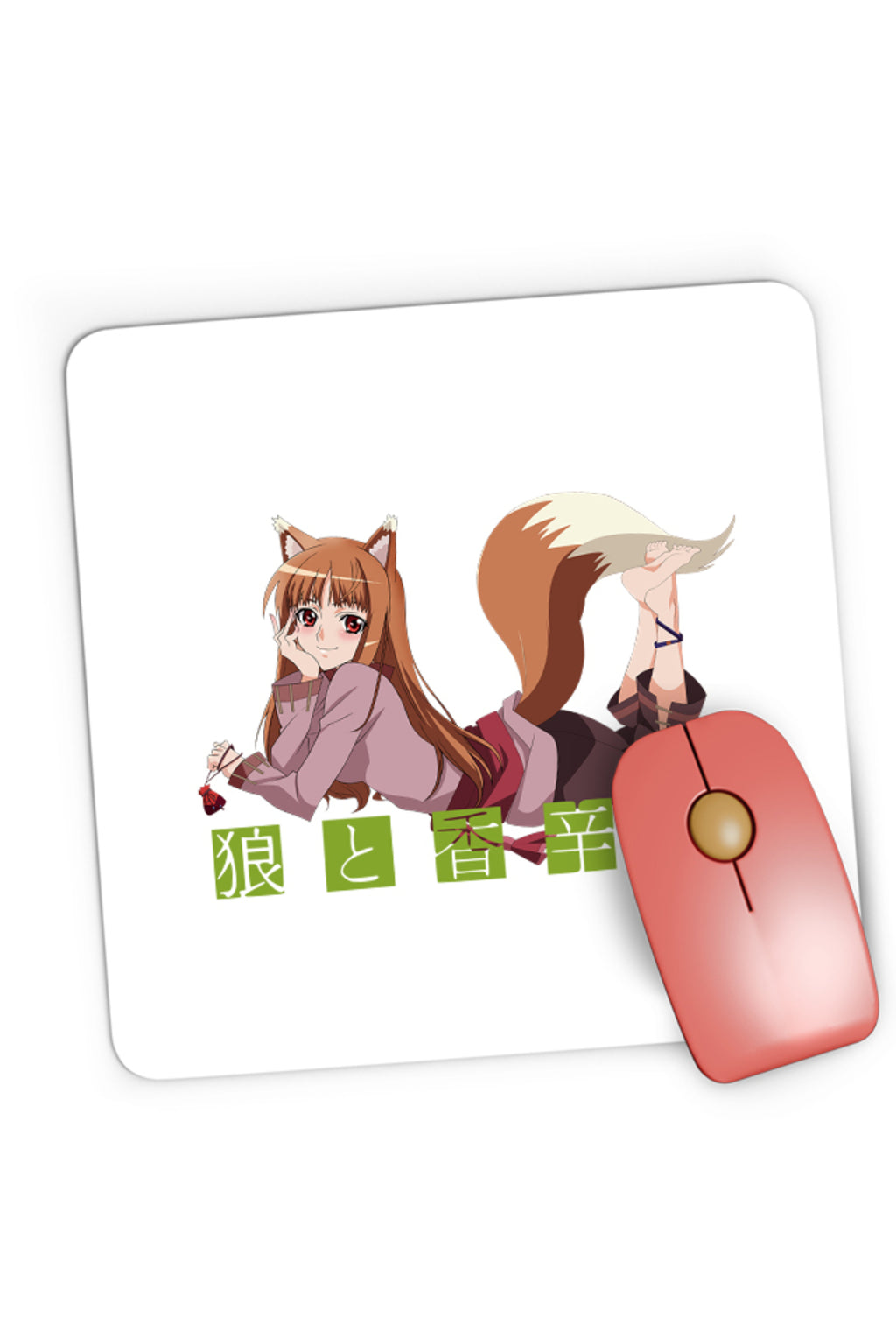 Mousepad Gaming Spice And Wolf Holo Anime Slice of Life, 21x19 cm