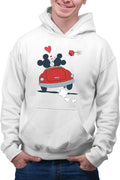 Hanorac barbati Mickey Mouse Lovers Minnie Flower