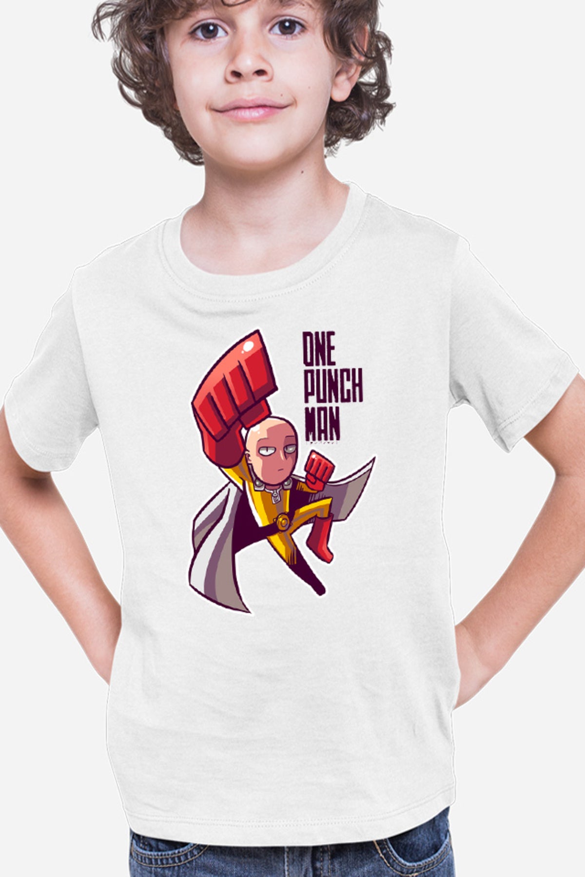 Tricou copii One-Punch Man Hero Tatakae Anime Weeb