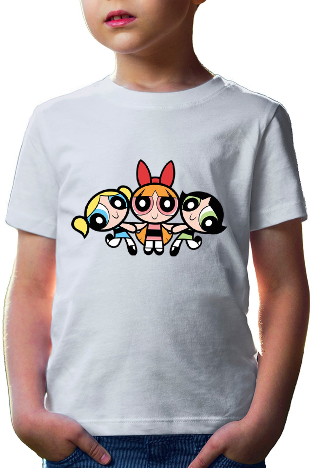 Tricou copii The Powerpuff Girls Cartoon Action Kids