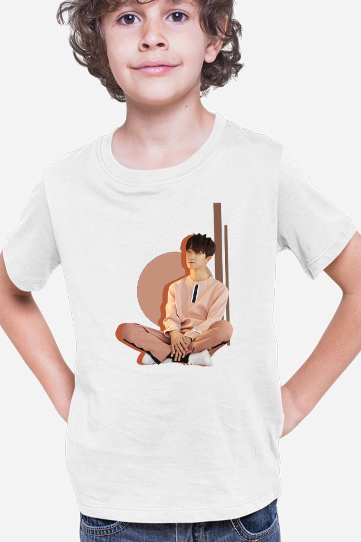 Tricou copii Seventeen Alone Concept Woozi Joshua Hong Hoshi