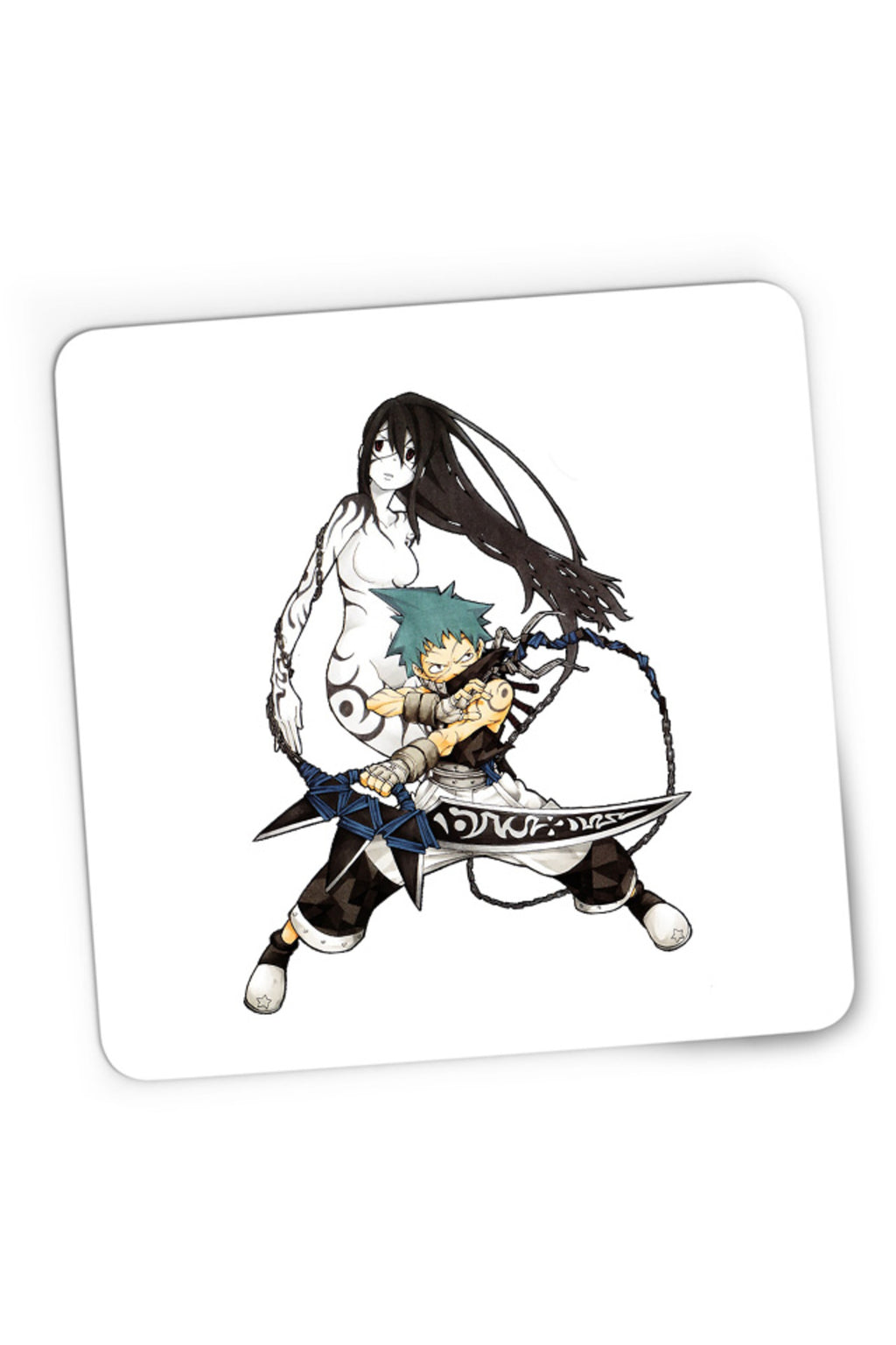 Mousepad Gaming Soul Eater Black Star Weapon Master Soul, 21x19 cm