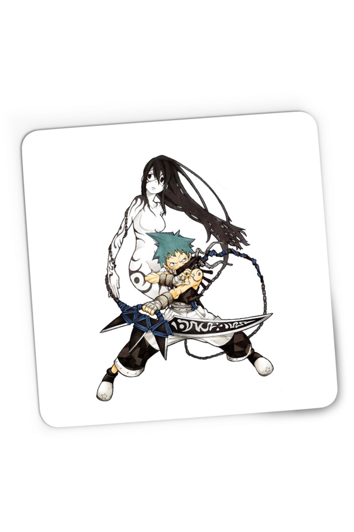 Mousepad Gaming Soul Eater Black Star Weapon Master Soul, 21x19 cm