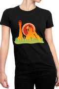 Tricou dama Lord of the Rings Mountain Trip Save World Protect