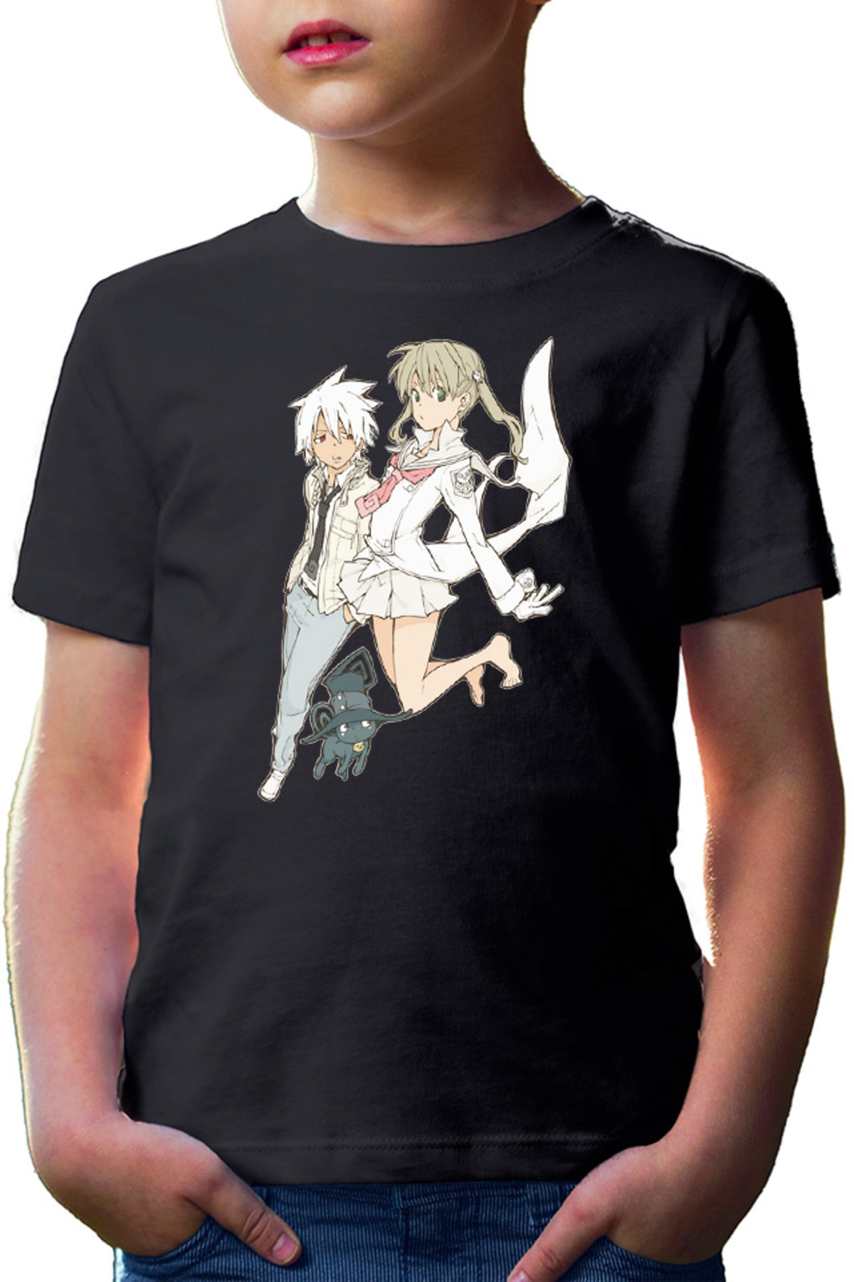 Tricou copii Soul Eater Black Star Maka Angel Version Manga