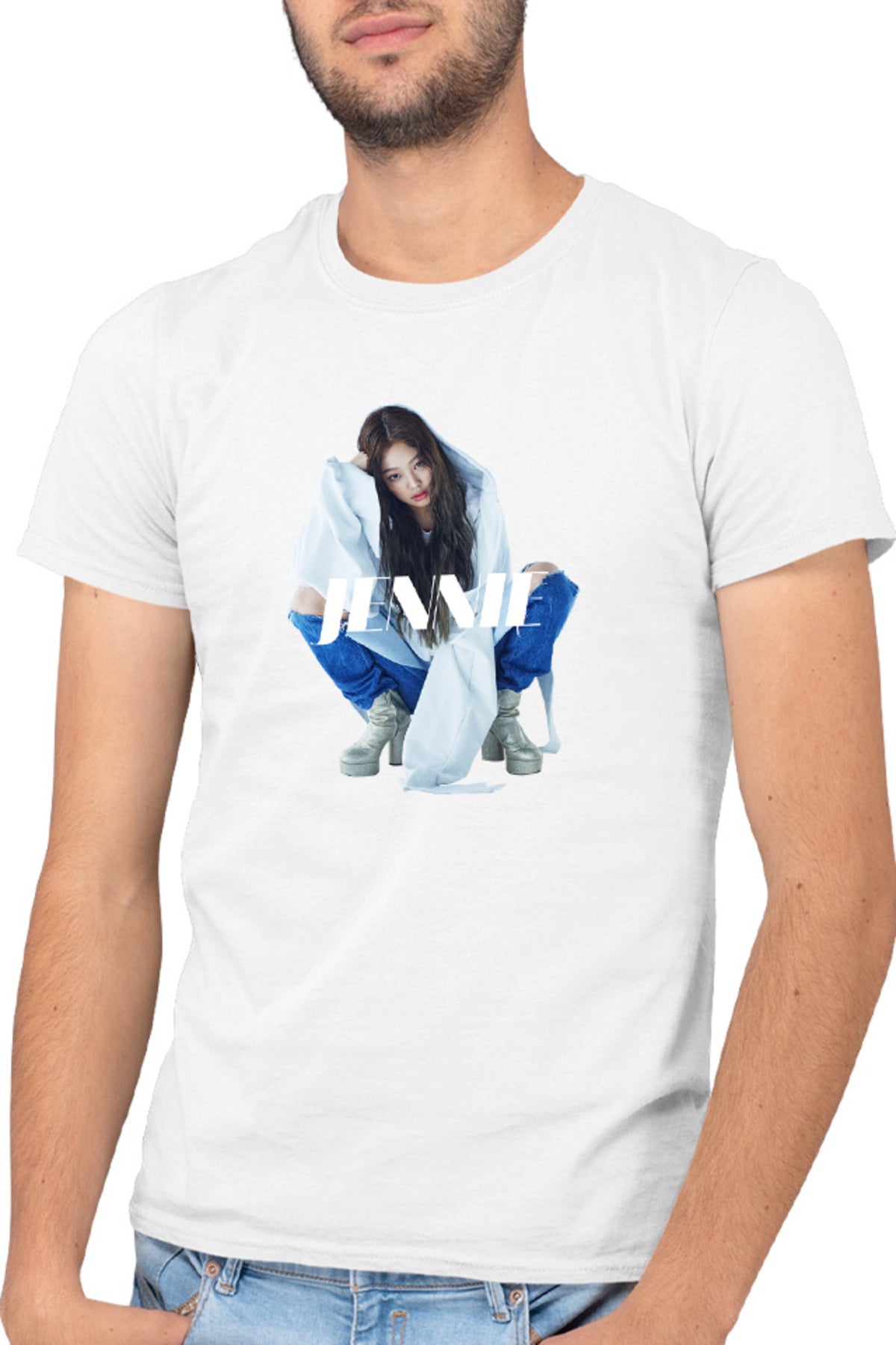 Tricou barbati Blackpink Jennie Famboy y Idol Singer Voice