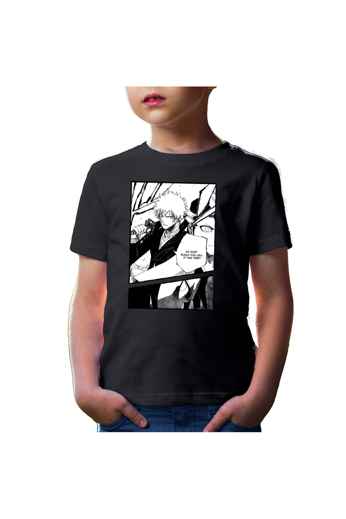 Tricou copii Bleach Manga Panel Scene Soul Reaper