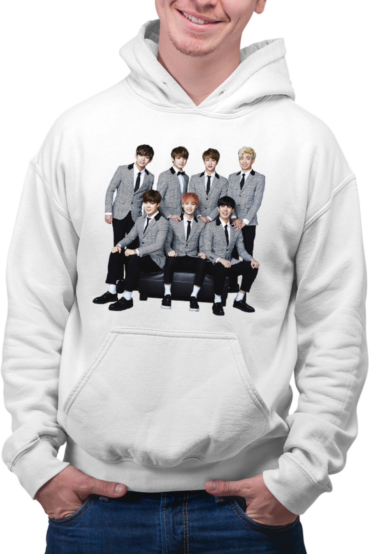 Hanorac barbati BTS K-Pop Music Band MTV Winning Award V Jin