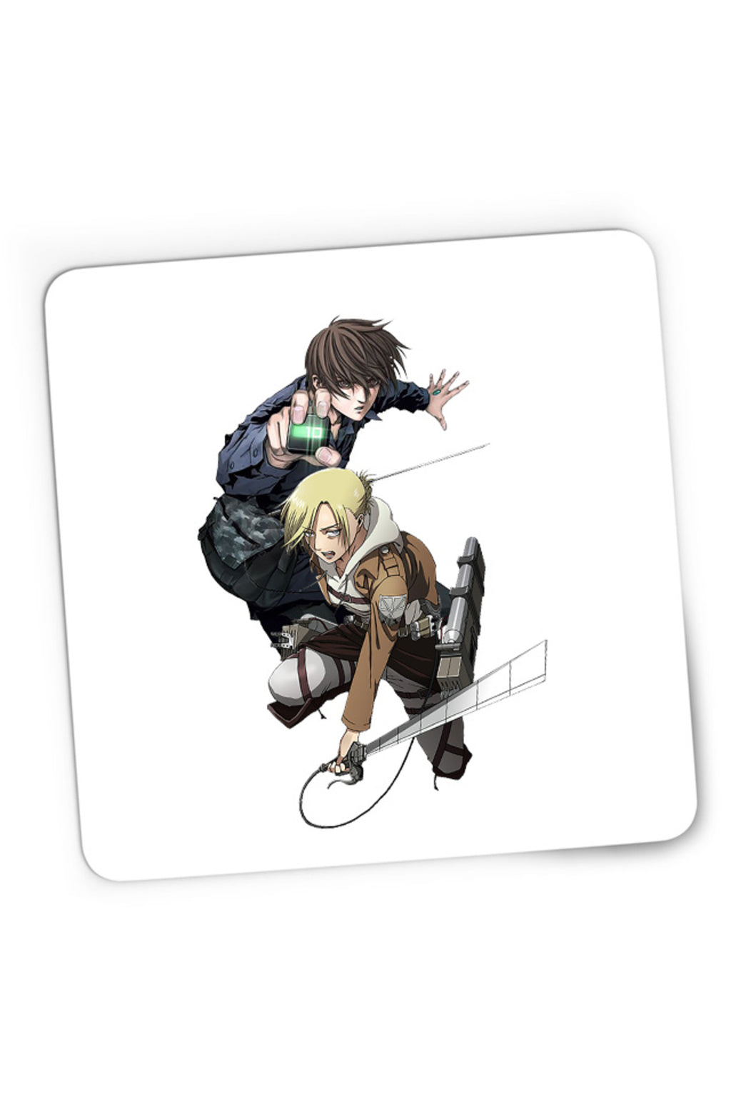 Mousepad Gaming Btooom! Sakamoto Ryouta AOT Annie Fight Monsters Sci-fi Cosplay, 21x19 cm