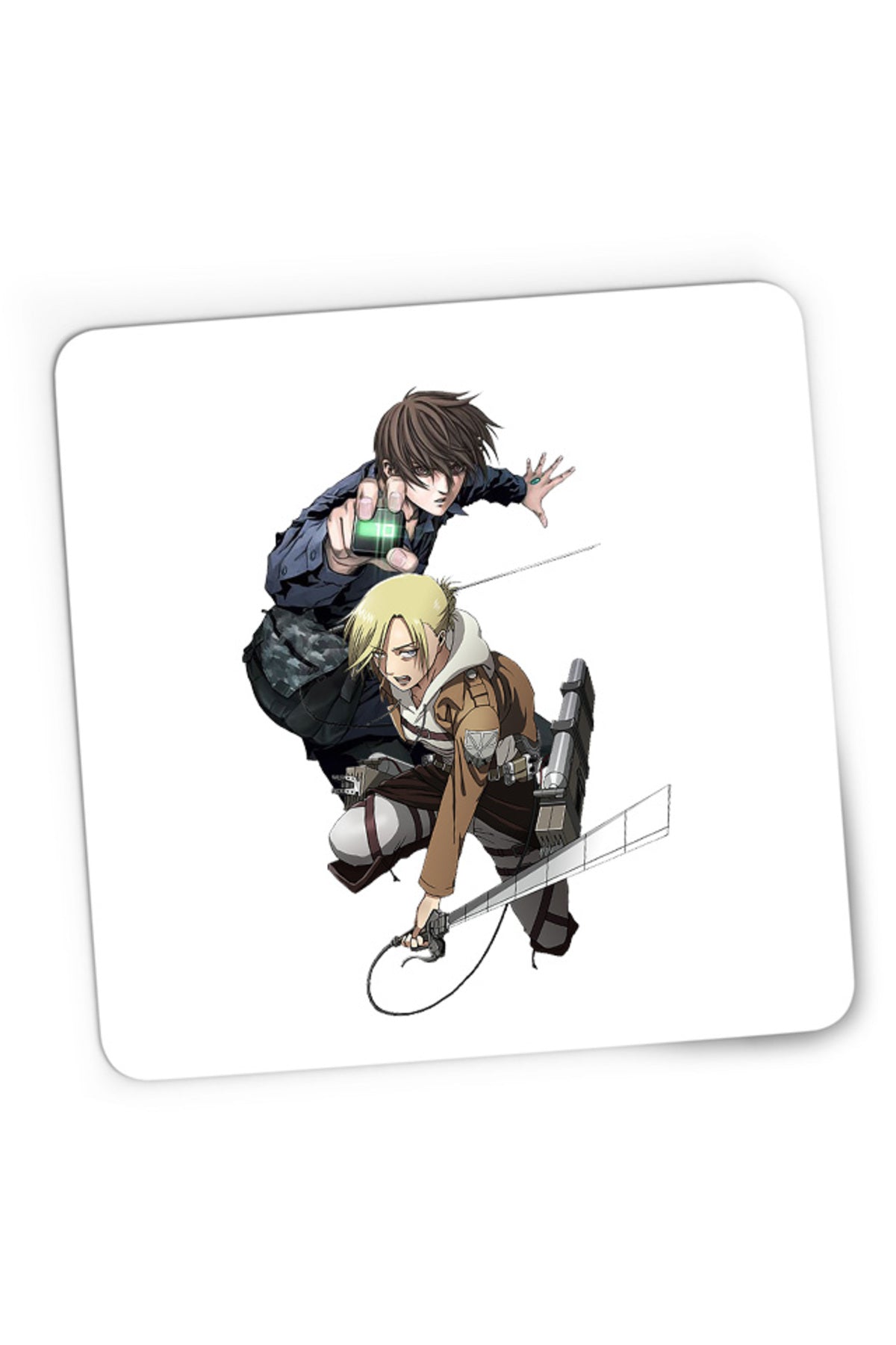 Mousepad Gaming Btooom! Sakamoto Ryouta AOT Annie Fight Monsters Sci-fi Cosplay, 21x19 cm