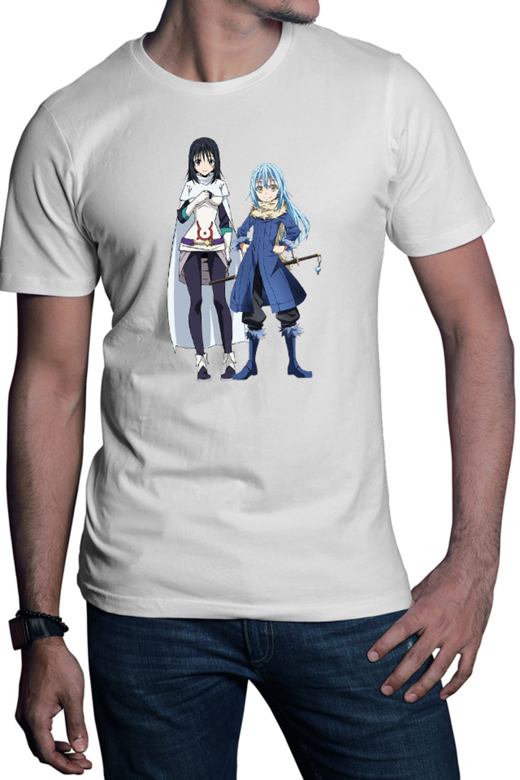 Tricou barbati TenSura Slime Isekai Shizue Rinmuru Master Student Fantasy