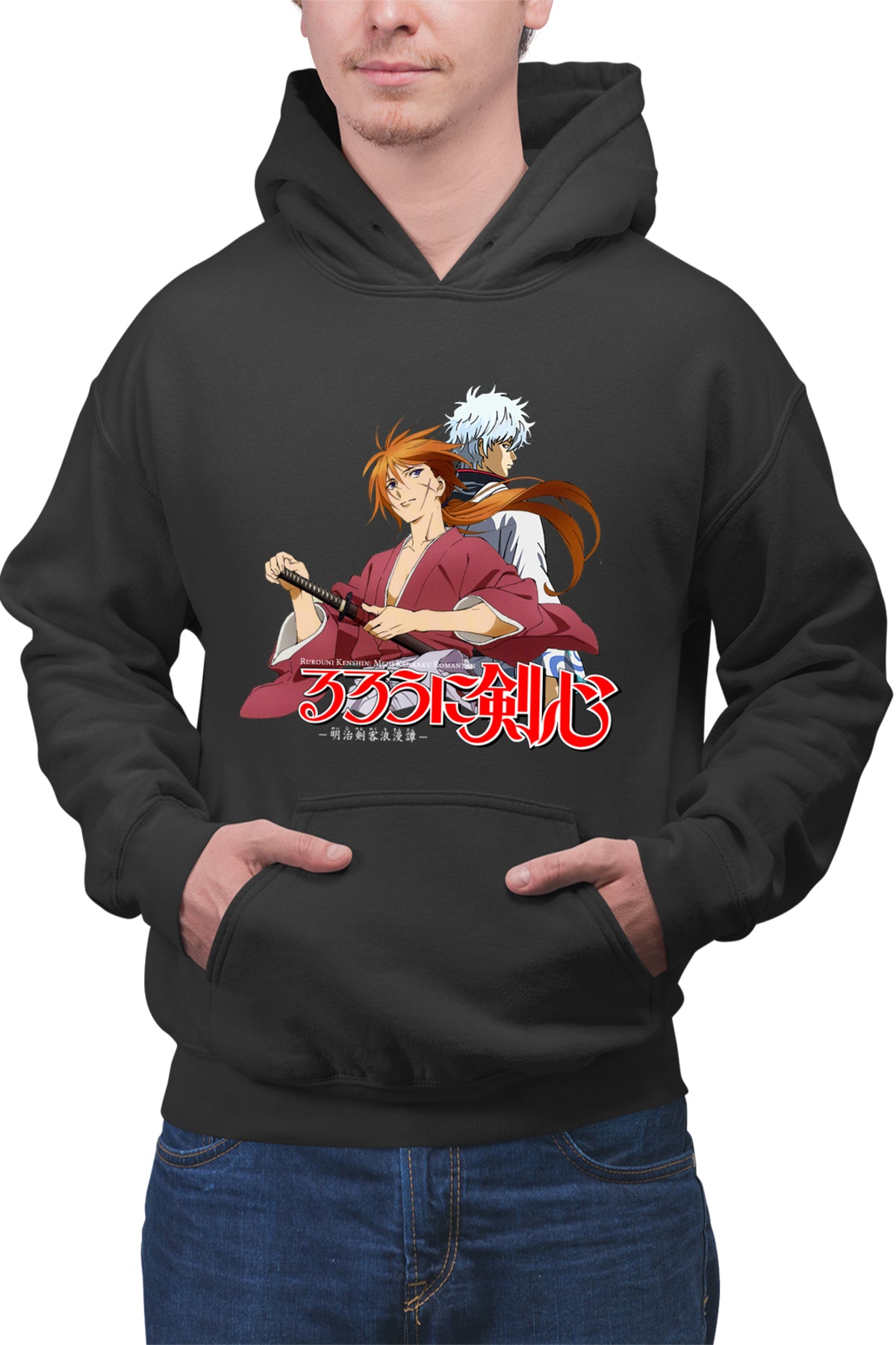 Hanorac barbati Rurouni Kenshin Gintoki Kenshin Back