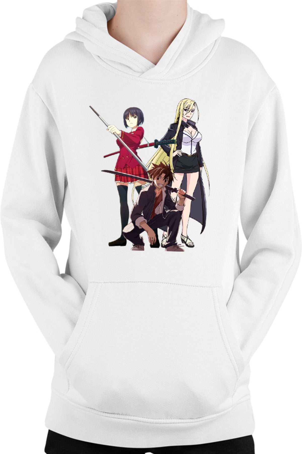 Hanorac copii UQ Holder Touta McDowell Orta Katana Sci-fi Anime School