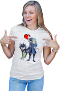 Tricou dama TenSura Slime Isekai Rinmuru Ranga Minecraft Heart