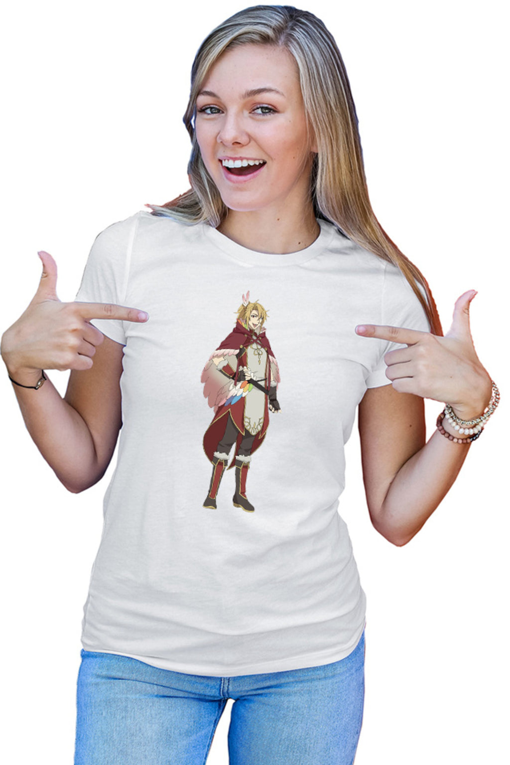 Tricou dama Rising of the Shield Hero Motoyasu Polearm Weapon Otaku Knight