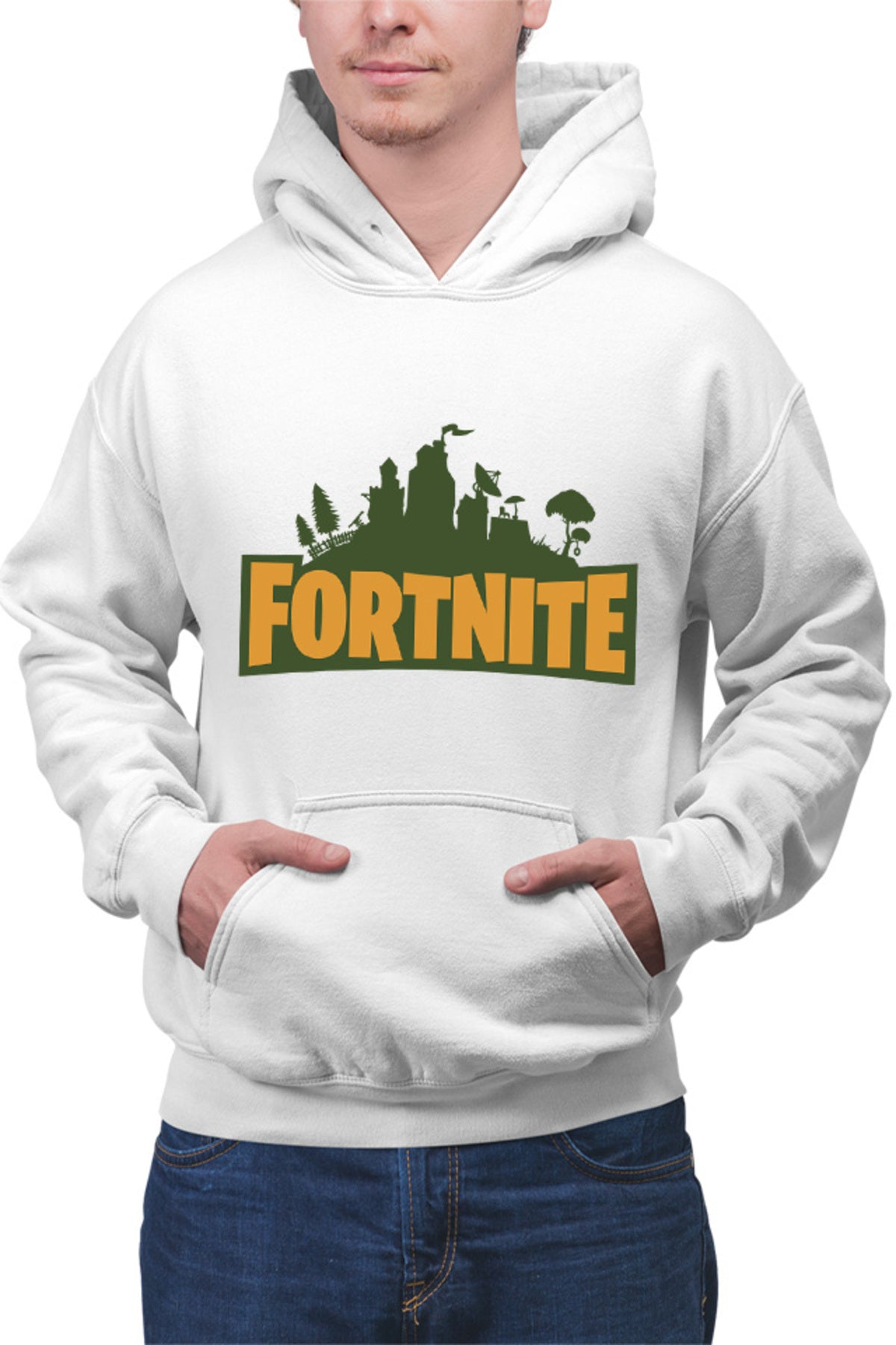 Hanorac barbati Fortnite Logo Battle Royale Weapons Characters Loot