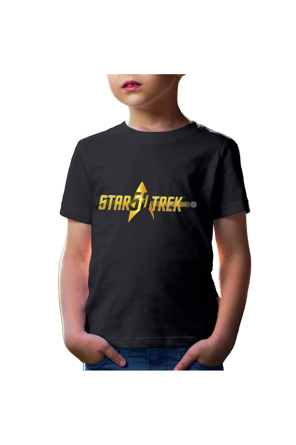 Tricou copii Star Trek Logo James Kirk Borg