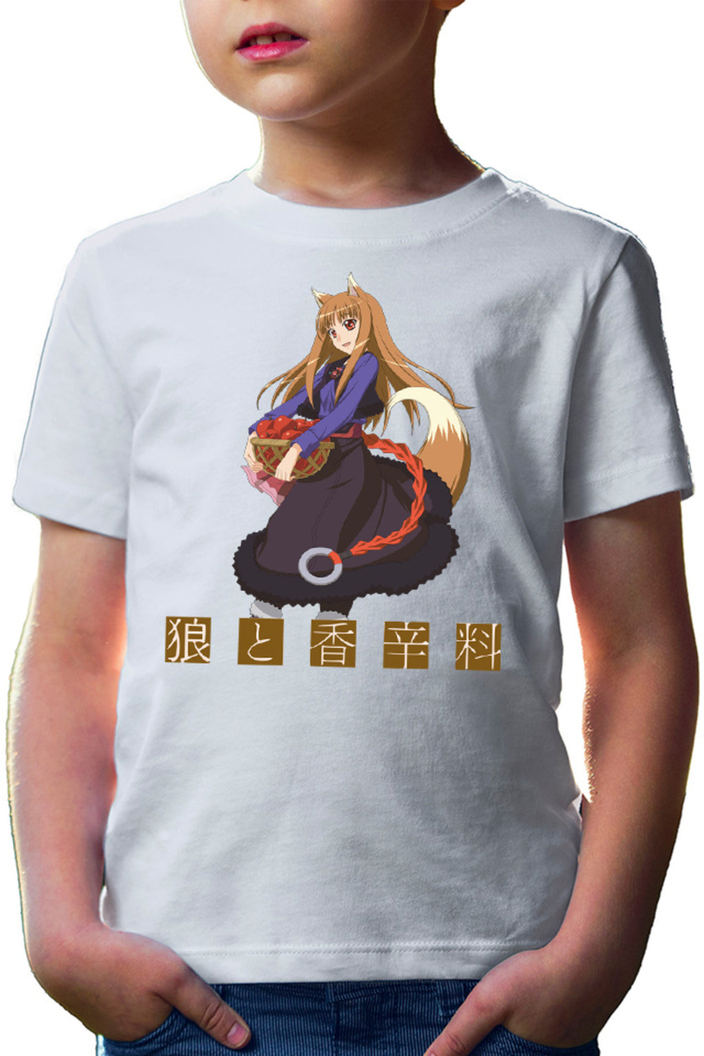 Tricou copii Spice And Wolf Holo Apple Fantasy Otaku Cosplay