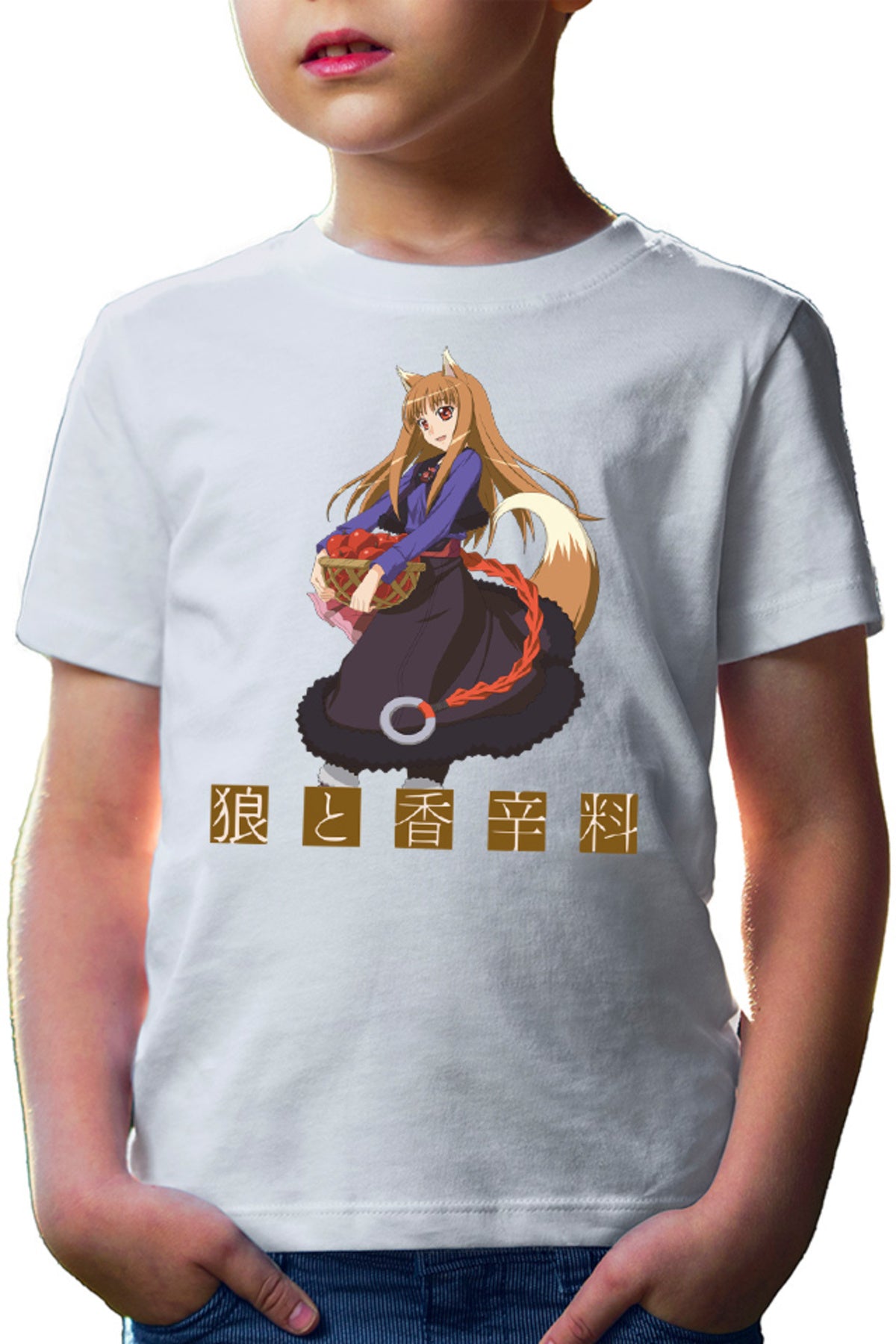 Tricou copii Spice And Wolf Holo Apple Fantasy Otaku Cosplay