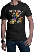 Tricou barbati Minecraft Fight Loot Bow Sword Beginner Material