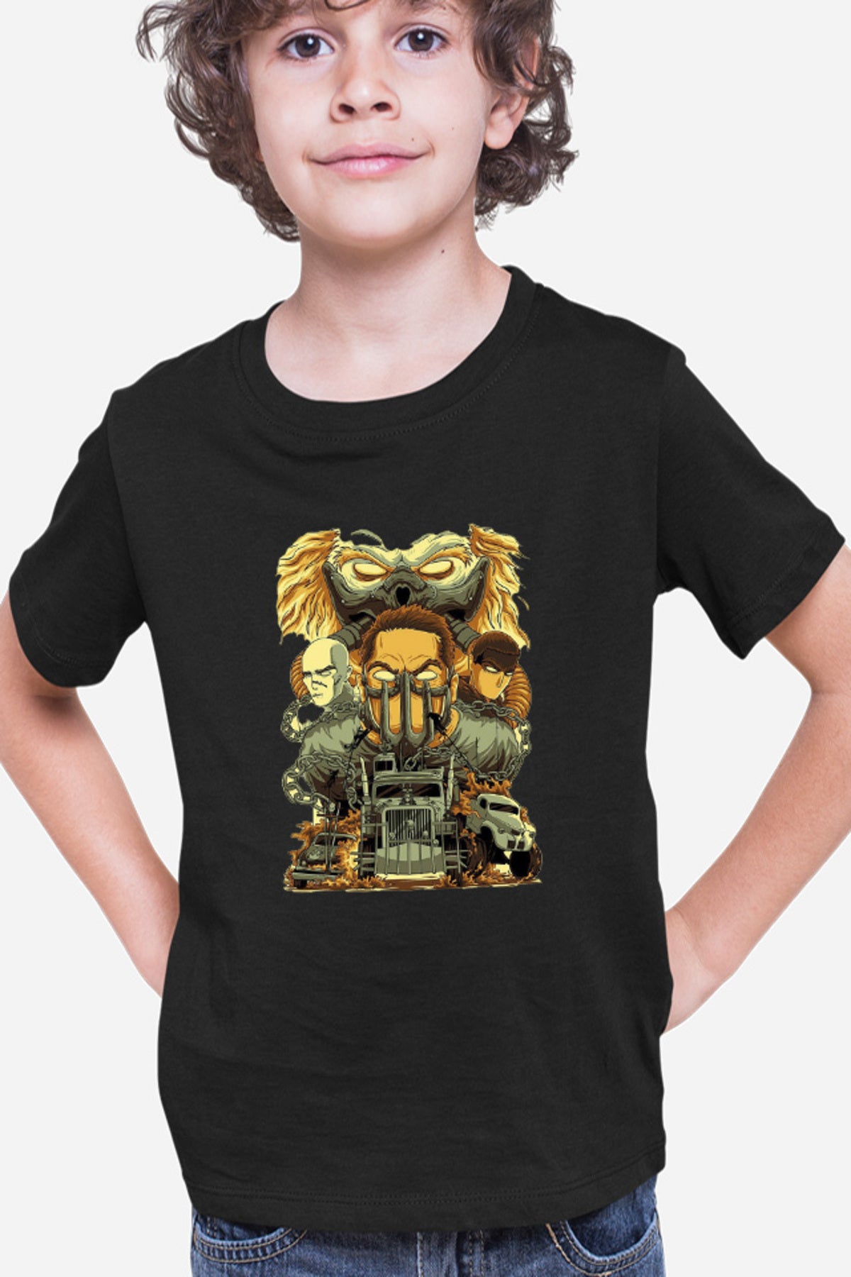 Tricou copii Mad Max Post Apocaliptic Mel Gibson Societal Collapse